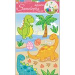 Anděl 10125 samolepící dekorace dinosauři s glitry 58x32cm – Sleviste.cz