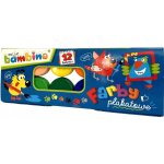 Bambino temperové barvy 20 ml 12 barev, včetně zlaté a stříbrné – Hledejceny.cz