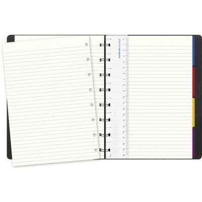 Filofax Saffiano black A5 zápisník – Zboží Živě