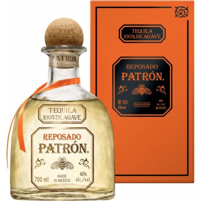 Patrón Reposado 40% 0,7 l (kazeta) – Sleviste.cz