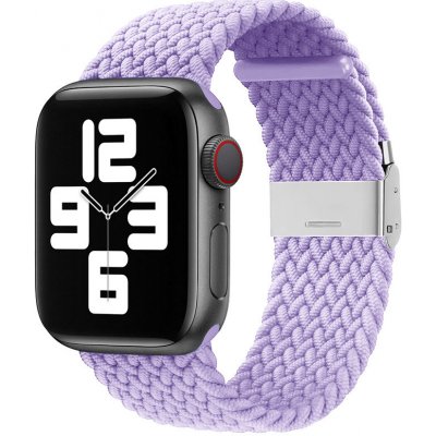 AW Pletený řemínek na Apple Watch s přezkou - Levandulový Šířka uchycení řemínku: 38/40/41mm Levandulový IR-PTRAW-05