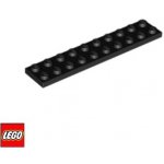 LEGO® 3832 Podložka 2x10 Černá – Zboží Mobilmania