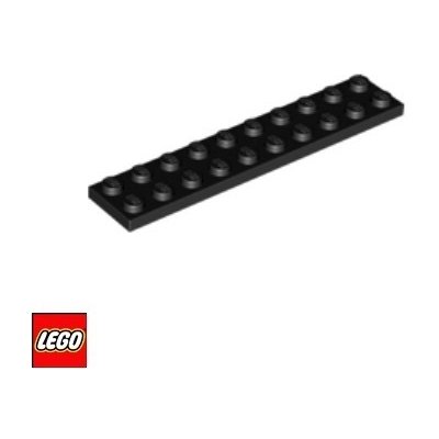 LEGO® 3832 Podložka 2x10 Černá – Zbozi.Blesk.cz