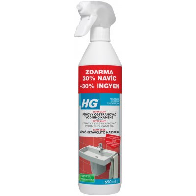 HG Extra silný pěnový odstraňovač vodního kamene 650 ml – Sleviste.cz
