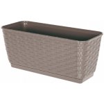 Prosperplast Truhlík Rattola DRL400P mocca – Zboží Dáma