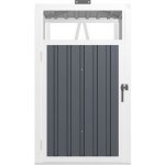 G21 Přístřešek na popelnice 240 l antracitový plechový 73 × 121 × 82 cm – HobbyKompas.cz