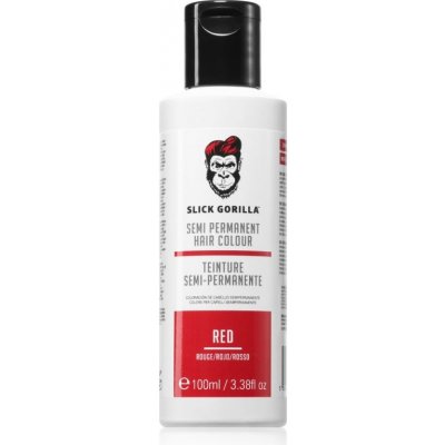 Slick Gorilla Semi Permanent Hair Colour barva na vlasy Red 100 ml – Zboží Dáma