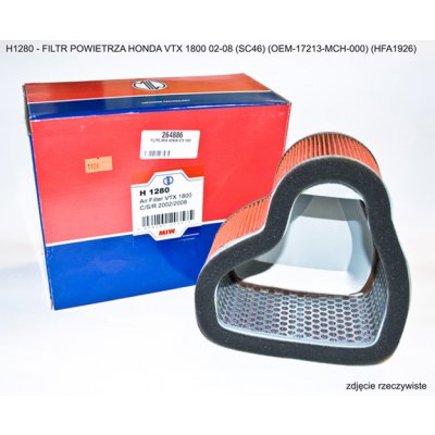 MIW [MEIWA] vzduchový filtr HONDA VTX 1800 02-08 (SC46) (OEM-17213-MCH-000) (HFA1926) – Hledejceny.cz