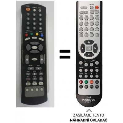 Dálkový ovladač Predátor Homecast HS2100 CIUSB, HS3200 CI IR – Hledejceny.cz