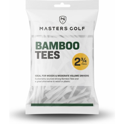 Masters Golf Bamboo Tees 2 3/4 20ks bílá – Zboží Mobilmania