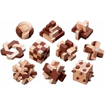 Holzpuzzle Sortiment 10 Puzzle