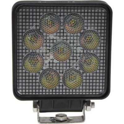 LED světlo hranaté, bílé/oranžové, 9x3W/9x1W, 117x117mm, ECE R10 – Hledejceny.cz