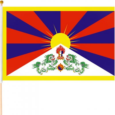 Tibet vlajka 45x30cm – Hledejceny.cz