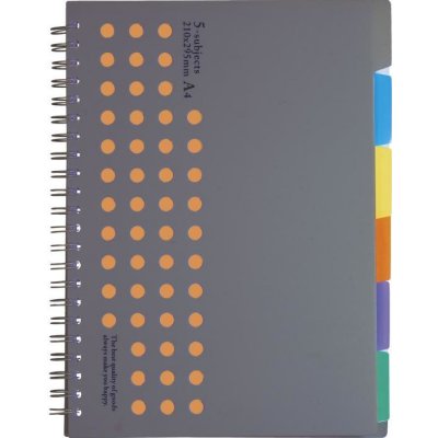 Astra Blok spirálový A4 Dots čtv. 120 listů – Sleviste.cz