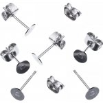 Stoklasa Puzeta vlepovací Ø8 mm Balení: 20 ks, Varianta: 2 stříbrná – Zboží Dáma