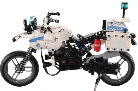 IQ models Policejní motorka stavebnice 539 dílků RTR 1:10