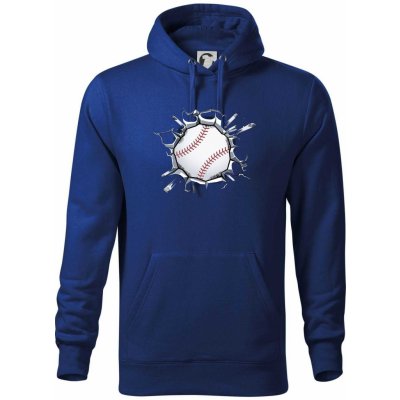 Baseball míč v triku mikina Cape s kapucí královská modrá – Hledejceny.cz