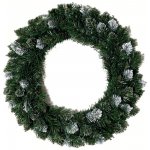 Artium Věneček Vánoční bílo stříbrný 40cm 1ks – Sleviste.cz