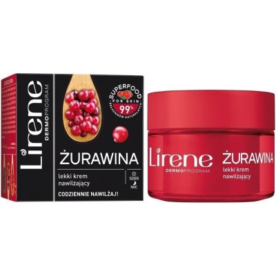 Lirene Superfood Brusinka lehký hydratační denní i noční krém 50 ml