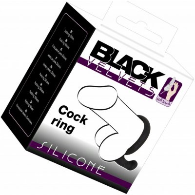 Black Velvets erekční kroužek se stimulátorem – Zboží Dáma