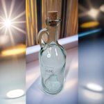 Clayre & Eef Skleněná karafa se špuntem 250 ml recyklované sklo – Zboží Mobilmania