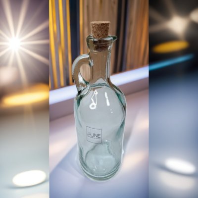 Clayre & Eef Skleněná karafa se špuntem 250 ml recyklované sklo – Zboží Mobilmania