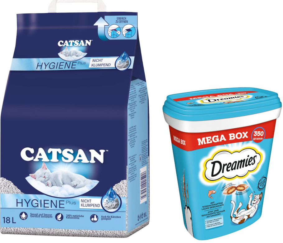 Catsan Hygiene Plus nehrudkující kočkolit 18 l