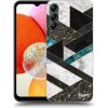 Pouzdro a kryt na mobilní telefon Samsung Picasee silikonové Samsung Galaxy A15 A156B 5G Dark geometry čiré