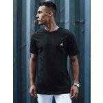 Trendy černé tričko s logem – Zboží Dáma