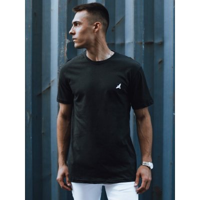 Trendy černé tričko s logem – Zboží Dáma