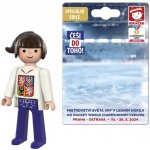 Efko Igráček Fanynka MS v hokeji 2024 bílý dres figurka – Zboží Mobilmania