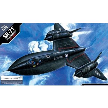 Academy SR 71 BLACKBIRD Model Kit letadlo 12448 1:72