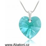 Swarovski Elements Stříbrný náhrdelník srdce 32071.3 – Zbozi.Blesk.cz