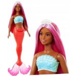BARBIE syrenka červený ocas tmavě růžové vlasy HRR04 – Zboží Dáma BARBIE syrenka červený ocas tmavě růžové vlasy HRR04 – Zboží Dáma
