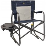 Židle GCI Freestyle Rocker with Side Table modrá/šedá – Hledejceny.cz