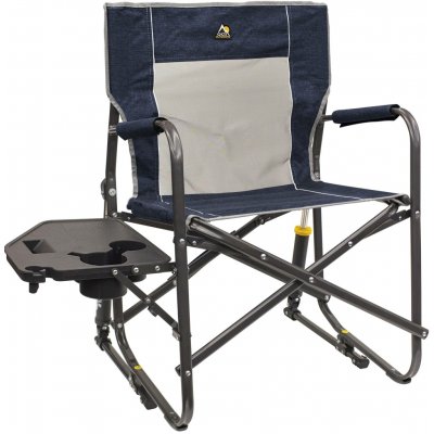 Židle GCI Freestyle Rocker with Side Table modrá/šedá – Hledejceny.cz