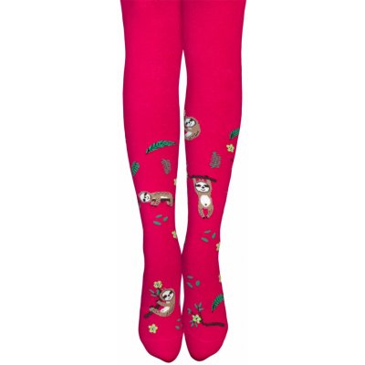 Gatta Dívčí vzorované punčocháče LENOCHOD růžové – Hledejceny.cz