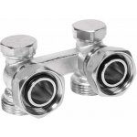 Novaservis Radiatorový uzavírací ventil dvojitý rohový 3/4" RA351/25 – Sleviste.cz