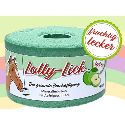 S.I.N. Hellas Lolly Lick zdravé lízátko pro koně příchuť jablko se skvělou chutí i vůní 750 g – Hledejceny.cz