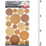 Anděl 10171 samolepící dekorace kolečka béžová 60x32 cm – Zbozi.Blesk.cz