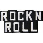 Nažehlovací nášivka ROCK n ROLL 8,8 x 4,6 cm – Zboží Mobilmania