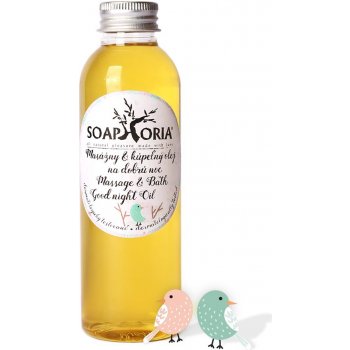 Babyphoria Soaphoria organický masážní & lázeňský olej na dobrou noc 150 ml