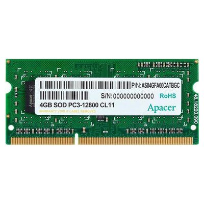 Apacer SODIMM DDR3 4GB 1600MHz CL11 AS04GFA60CAQBGC