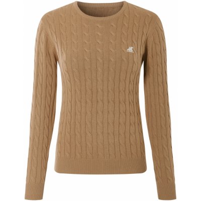 esmara Dámský pletený svetr hnědá – Zboží Dáma