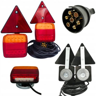 Světlo na přívěsný vozík LED BLOW 23-219 s kabelem a trojúhelníkem | Zboží Auto