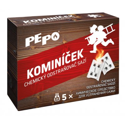 Kominíček chemický odstraňovač sazí 5 ks x 14 g – Sleviste.cz