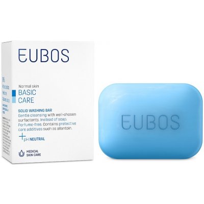 EUBOS Bacis Care Tuhé mýdlo modré 125 g – Zboží Mobilmania