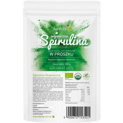 Kenay Spirulina organická prášek 200 g – Hledejceny.cz