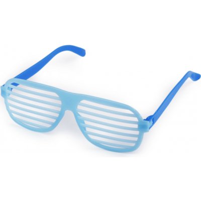 Stoklasa Párty brýle mřížka modrá neon – Sleviste.cz