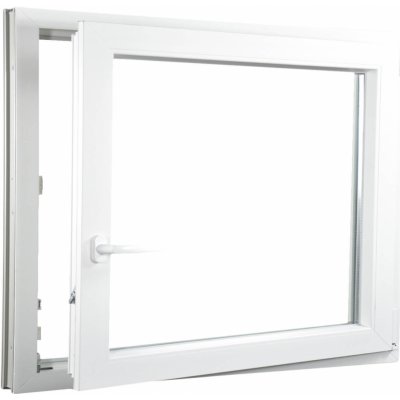 ALUPLAST Plastové okno jednokřídlo bílé 80x80